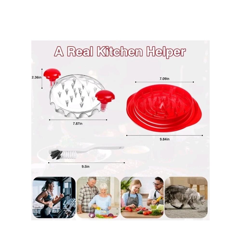 Chicken Shredder Tool Twist -10 Inches Large Meat Shredder Tool Twist red s22 - Picture 6 of 7